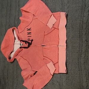 PINK full zip hoodie